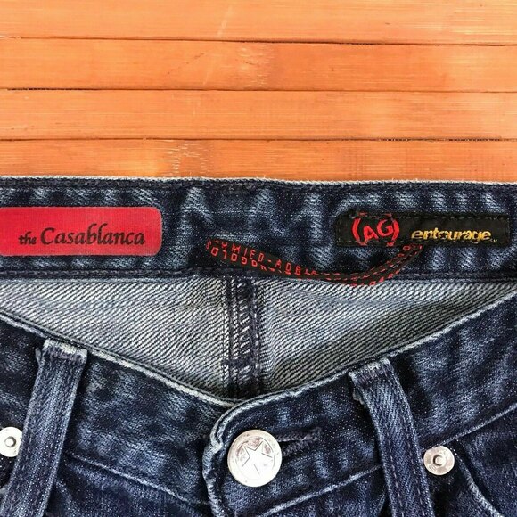 AG Adriano Goldschmied jeans size 25 (26x28) The Casablanca low-rise women's - Picture 3 of 8